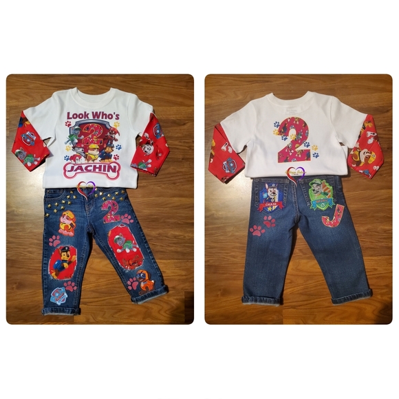Paw patrol birthday outfit boy hot sale